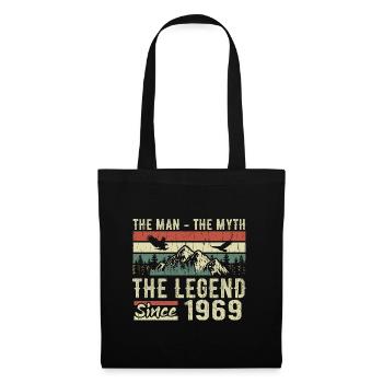 Retro 1969 Vintage - Cadeau D’anniversaire 1969 - Sac en tissu - noir - Devant
