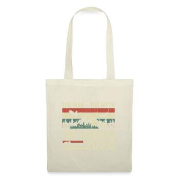 Retro 2020 Vintage - Geburtstagsgeschenk 2020 - Stoffbeutel - Natur - Vorne