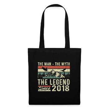Retro 2018 Vintage - Birthday Gift 2018 - Tote Bag - black - Front