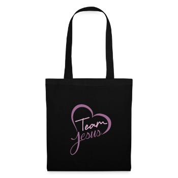 Équipe Jésus Moderne Jésus-Christ Fils De Dieu - Sac en tissu - noir - Devant