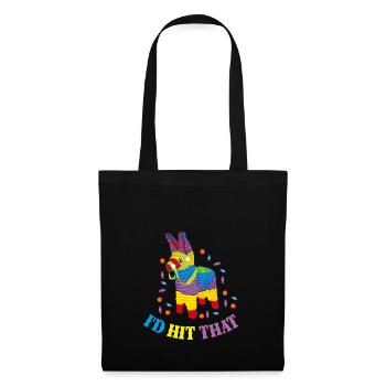 I'd hit that pinata mexico gift gift idea - Tote Bag - black - Front