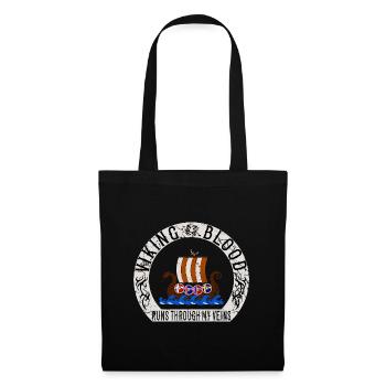 Viking Blood in my veins Scandinavia Scandinavian - Tote Bag - black - Front