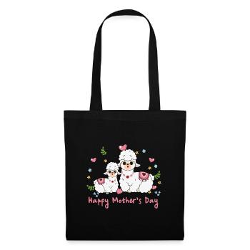 Animal Mom Llama for Mother s Day - Tote Bag - black - Front