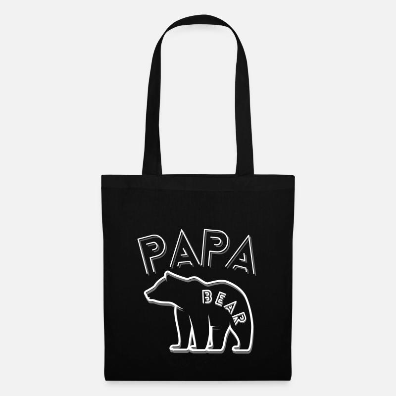 Papa Bear - Tote Bag - black