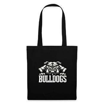 Bulldogs Mascot Back To School Team Spirit - Tote Bag - black - Front