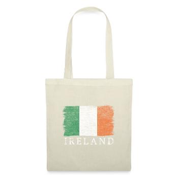 Irland Irische Flagge Irlandflagge - Stoffbeutel - Natur - Vorne