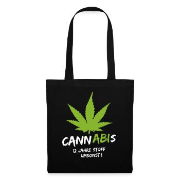 CANNABIS ABITUR - Stoffbeutel - Schwarz - Vorne