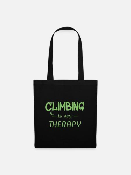 Klettern - Bouldern - Kletterwand - Climbing - Stoffbeutel - Schwarz