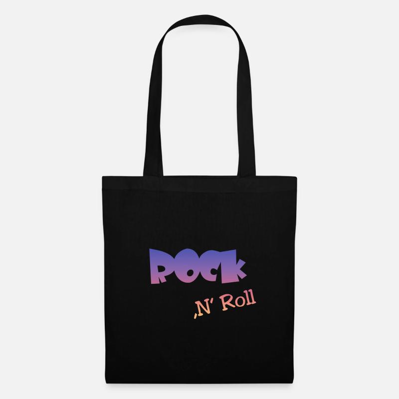 Rock n Roll - Stoffbeutel - Schwarz
