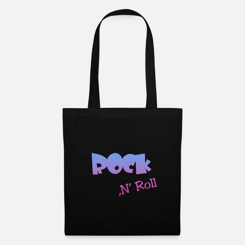 Rock n Roll - Stoffbeutel - Schwarz
