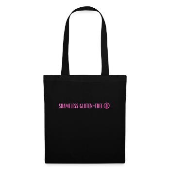 SHAMELESS GLUTEN FREE PINK - Stoffbeutel - Schwarz - Vorne