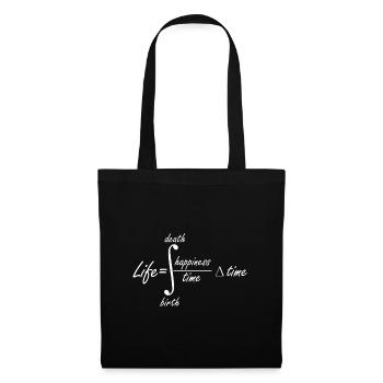 C’est un dicton de maths - Sac en tissu - noir - Devant