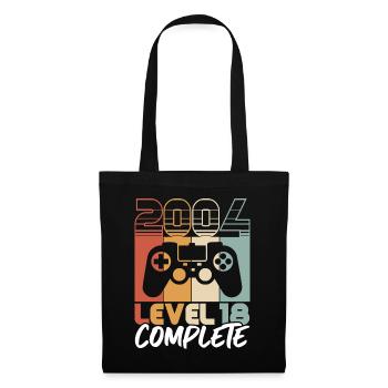 18 Birthday Vintage 2004 Level 18 Complete - Tote Bag - black - Front