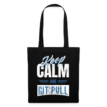 Développeur GIT Chemise Geek Nerdy - Sac en tissu - noir - Devant