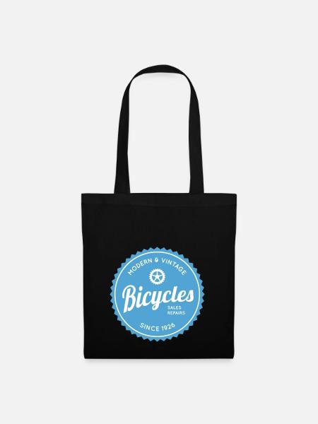 Modern and Vintage Bicycles - Stoffbeutel - Schwarz