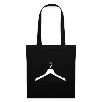 Conception simple du cintre - Sac en tissu - noir - Devant