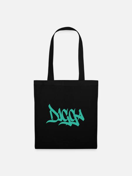Digga - Stoffbeutel - Schwarz