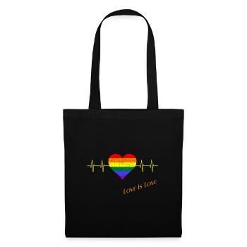 Lgbtq, Pride Month, Lgbt, Csd, Gay Pride - Stoffbeutel - Schwarz - Vorne
