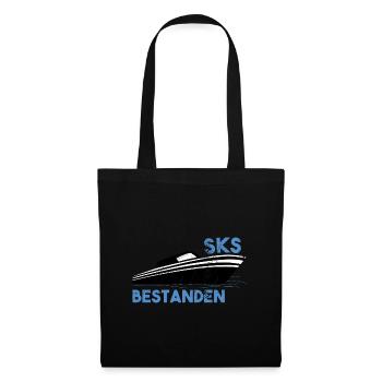 Boot Captain Geschenk Schiff Bootsbesitzer Kapitän - Stoffbeutel - Schwarz - Vorne