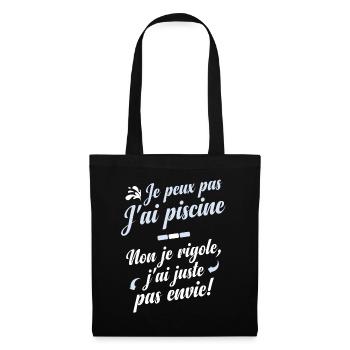 Je peux pas ultime - Sac en tissu - noir - Devant