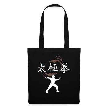 Tai Chi Chaun - Taijiquan - boîtes d'ombre - Sac en tissu - noir - Devant