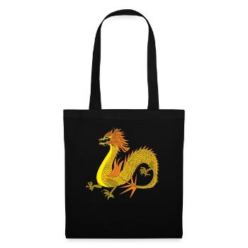 Chinese gold Dragon - Tote Bag - black - Front