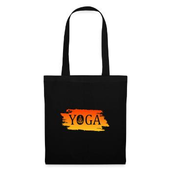 Yoga - Stoffbeutel - Schwarz - Vorne