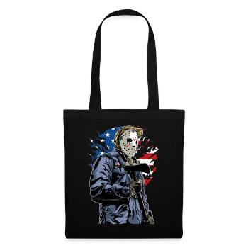 HORREUR KILLER - motif cadeau Halloween américain - Sac en tissu - noir - Devant
