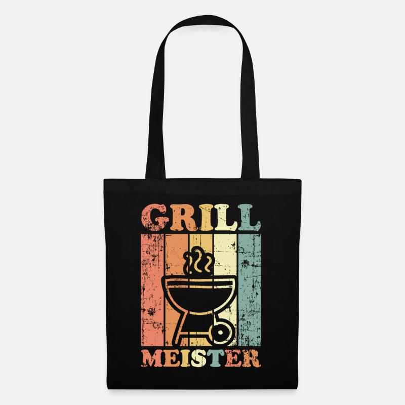 Grillmeister - Stoffbeutel - Schwarz