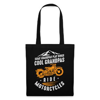 Cool Grandpas Ride Motorcycles - Tote Bag - black - Front