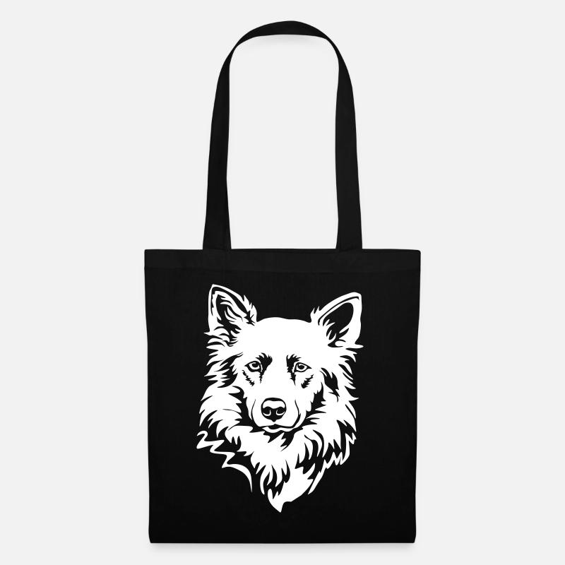 Harzer Fuchs Kopf "Black Edtion" - Stoffbeutel - Schwarz