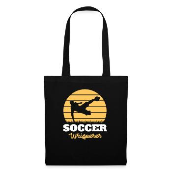 Funny Football Whisperer - Tote Bag - black - Front