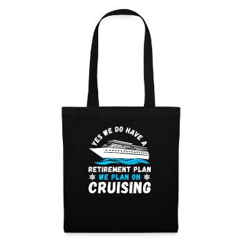 Croisière Croisière Vacances Cruiser - Sac en tissu - noir - Devant