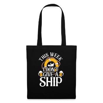Croisière Croisière Vacances Drôle Dicton - Sac en tissu - noir - Devant