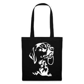 German Shorthair Head "Black Edition" - Tote Bag - black - Front