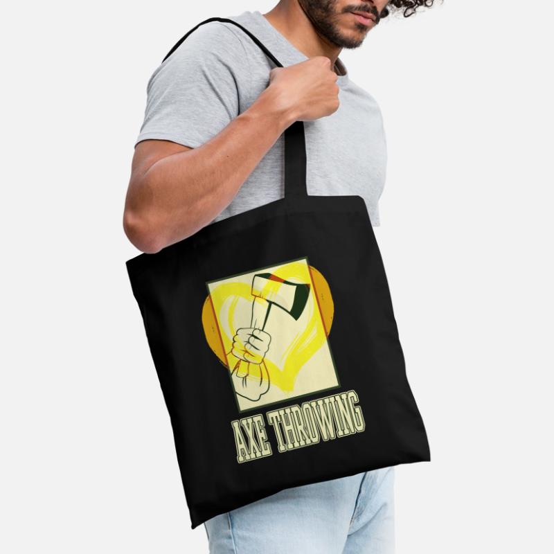 Axe Throwing Axe Throwing Axe Throwing Sport Double Axe Tote Bag