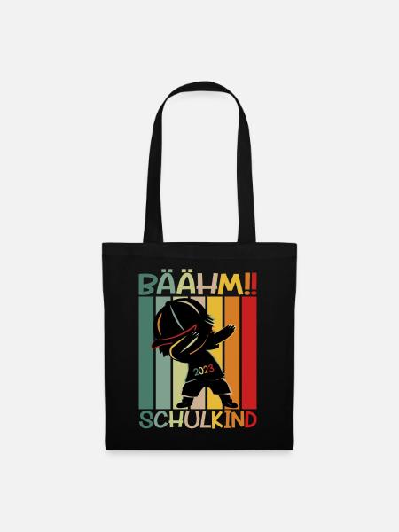 Schulkind 2023 Geschenk - Stoffbeutel - Schwarz
