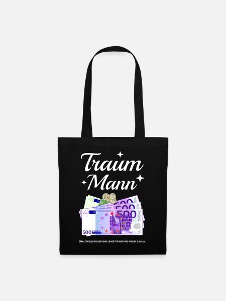 L’homme de rêve - Sac en tissu - noir