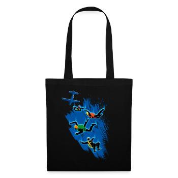 Skydiver - Stoffbeutel - Schwarz - Vorne