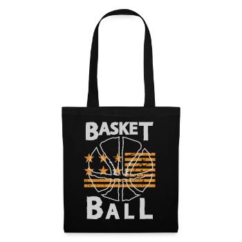 Basket-ball Basketteurs Joueurs - Sac en tissu - noir - Devant