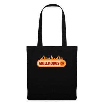 Grillades et bière Grillmeister Grill Saying BBQ - Sac en tissu - noir - Devant