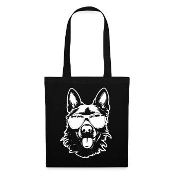 German Shepherd Sunglasses - Tote Bag - black - Front