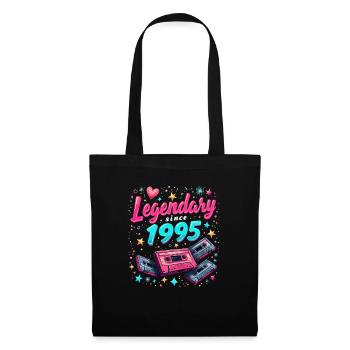 Légendaire depuis 1995 Vintage Anniversaire Design - Sac en tissu - noir - Devant