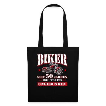 50 Anniversaire 1975 Moto Moto - Sac en tissu - noir - Devant