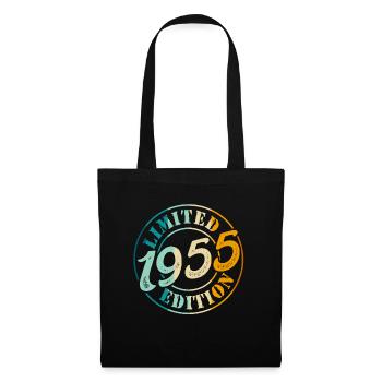 70. Geburtstag 1955 Limited Edition 70 Jahre - Stoffbeutel - Schwarz - Vorne