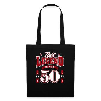 50th Birthday 1975 Legend 50 Years - Tote Bag - black - Front