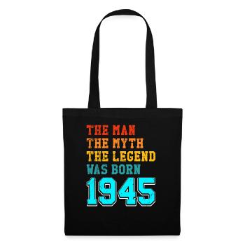 80th birthday 1945 the man of the myth that - Tote Bag - black - Front