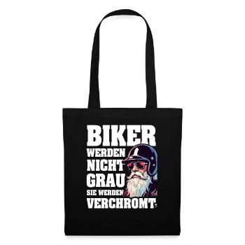 Motards Les motards ne deviennent pas gris, ils vont - Sac en tissu - noir - Devant