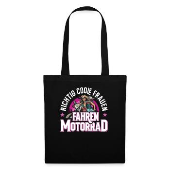 Cool Motorcyclist Biker Saying Motorcycle - Tote Bag - black - Front