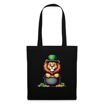 Lion Tenue de la Saint-Patrick Lions - Sac en tissu - noir - Devant